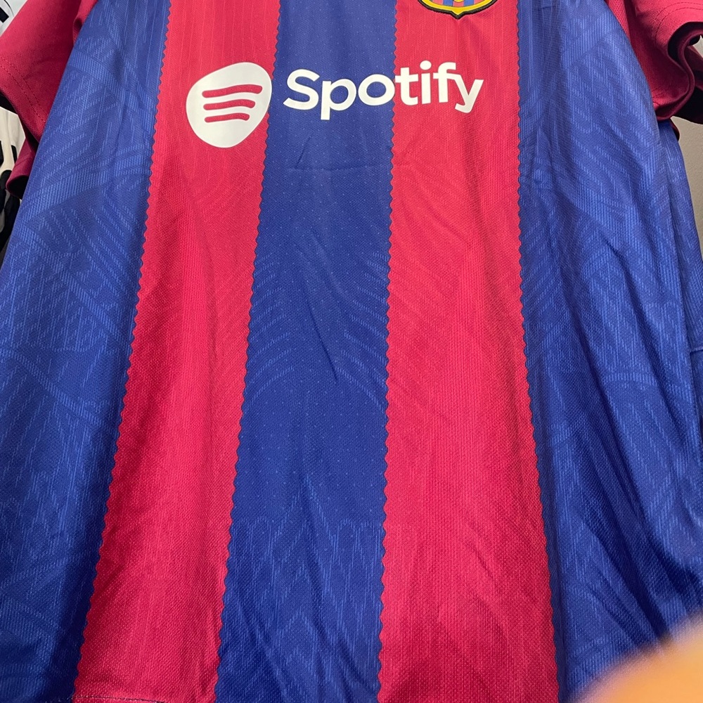 Barcelona gavi jersey new with tag new blue.